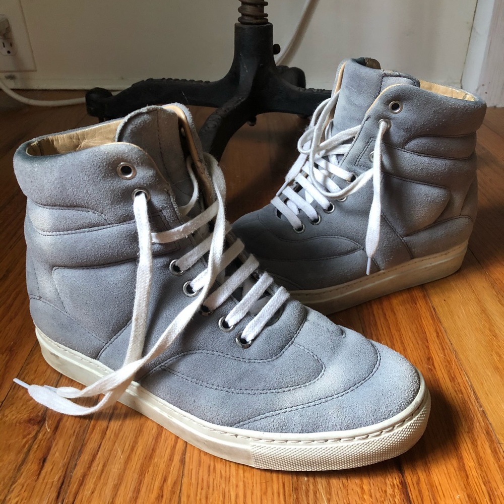 Maison Martin Margiela hightop sneakers dove gray